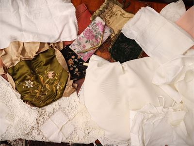 XIX/XX secolo, Borsette e tessuti d’epoca