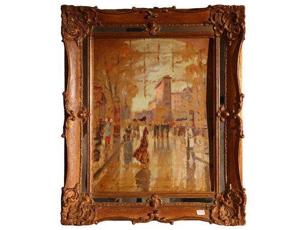 Roger Ferrero : Porte St. Denis  (XX secolo)  - Asta Déballage. Occasioni in asta - Maison Bibelot - Casa d'Aste Firenze - Milano