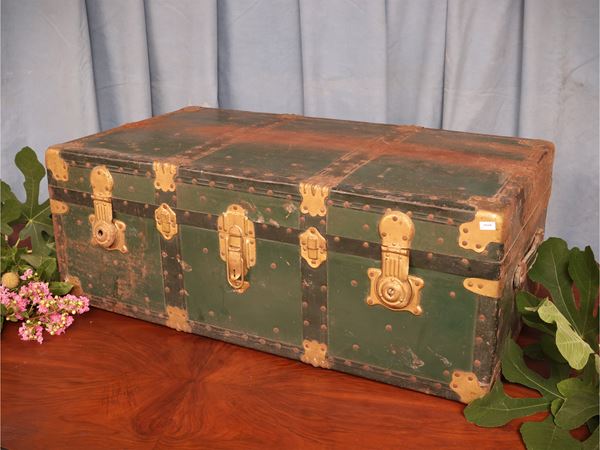Vintage travel trunk