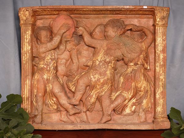 Terracotta choir panel