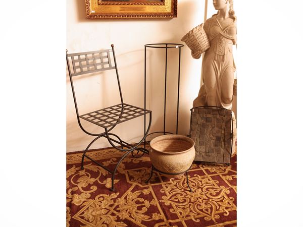 Wrought iron veranda furniture