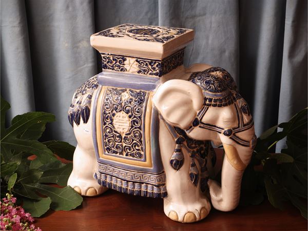 Glazed ceramic coffee table
