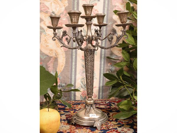 Candelabro in argento