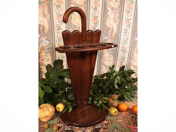 Portabastoni in legno esotico