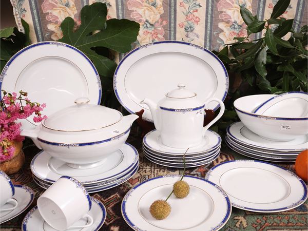 Porcelain dinner service, Guy Degrenne for Limoges