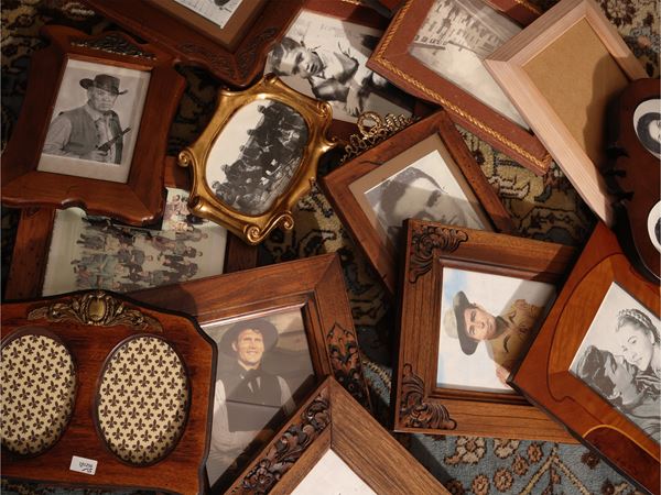 Large assortment of portrait frames