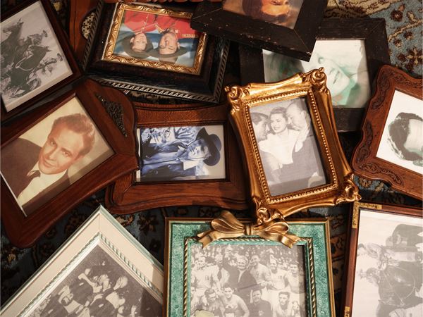 Large assortment of portrait frames