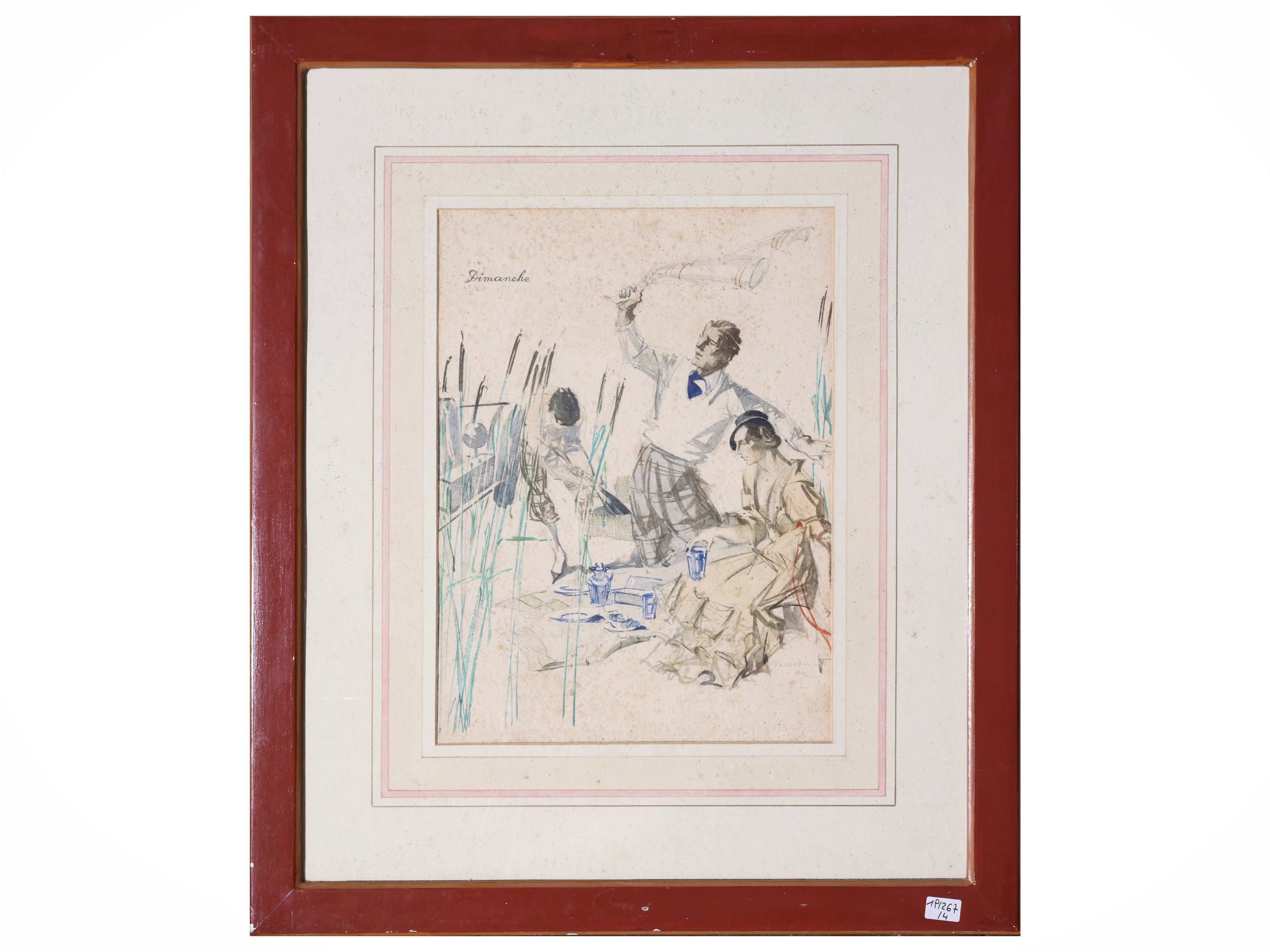 Armand Massonet - Intimitè, Triomphe, Dimanche e Accord, serie di quattro fotolitografie
