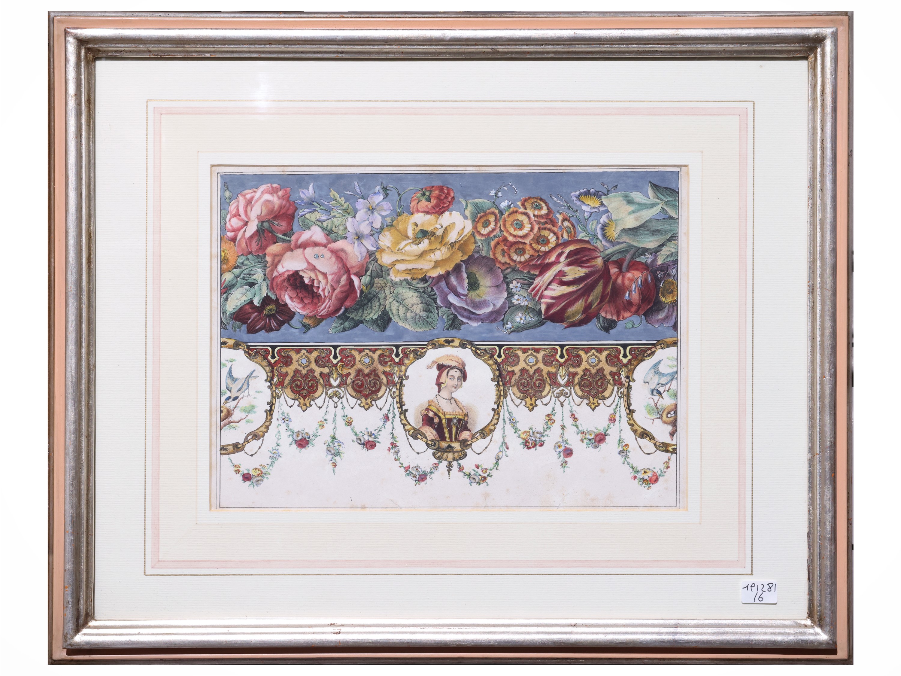 Anonimo, Decori e motivi ornamentali, litografie con acquerellatura e cromolitografie (serie da D...