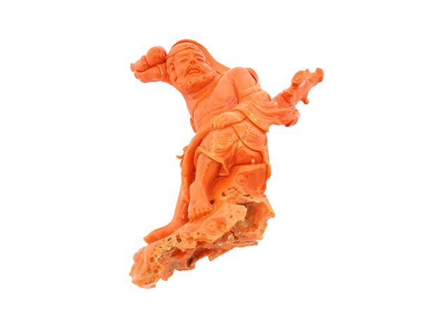 Oriental art, coral sculpture  (Early 20th century)  - Auction Jewels and Watches - Maison Bibelot - Casa d'Aste Firenze - Milano