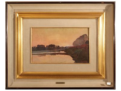 Tramonto Sull'arno 1935