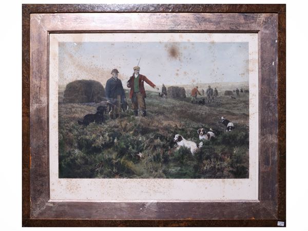 Fox hunting scenes