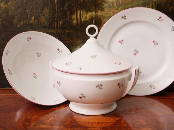 Porcelain serving accessories, Richard Ginori