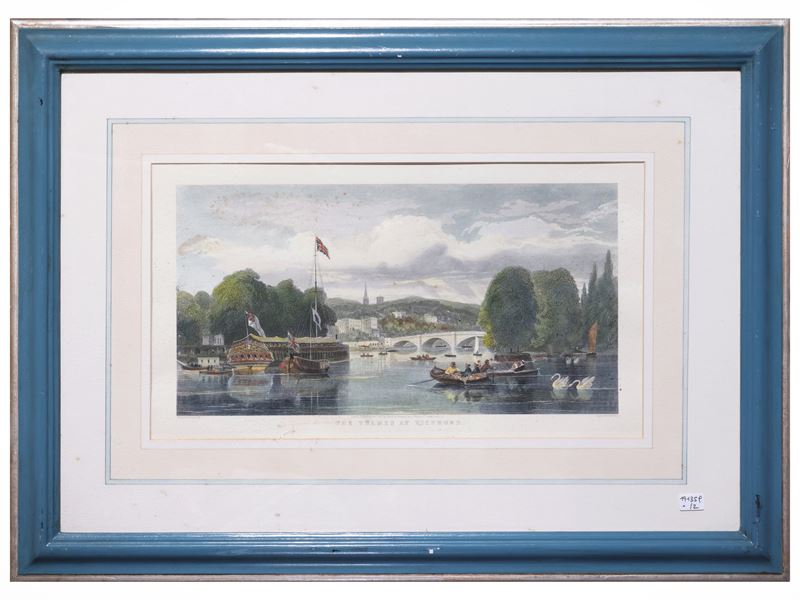Thomas Abiel Prior - Il Tamigi a Richmond – Sheerness nel 1850