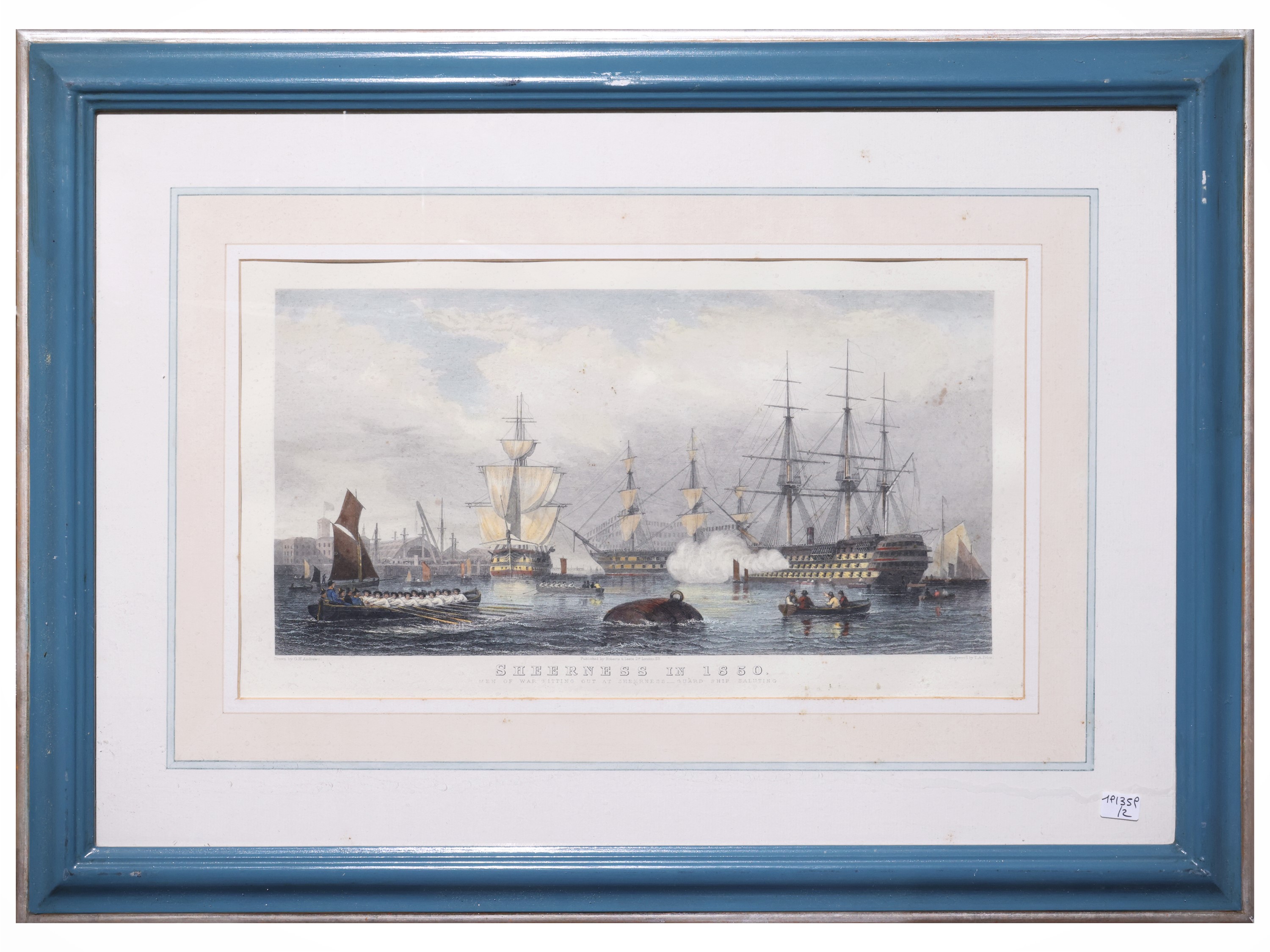 Thomas Abiel Prior - Il Tamigi a Richmond – Sheerness nel 1850