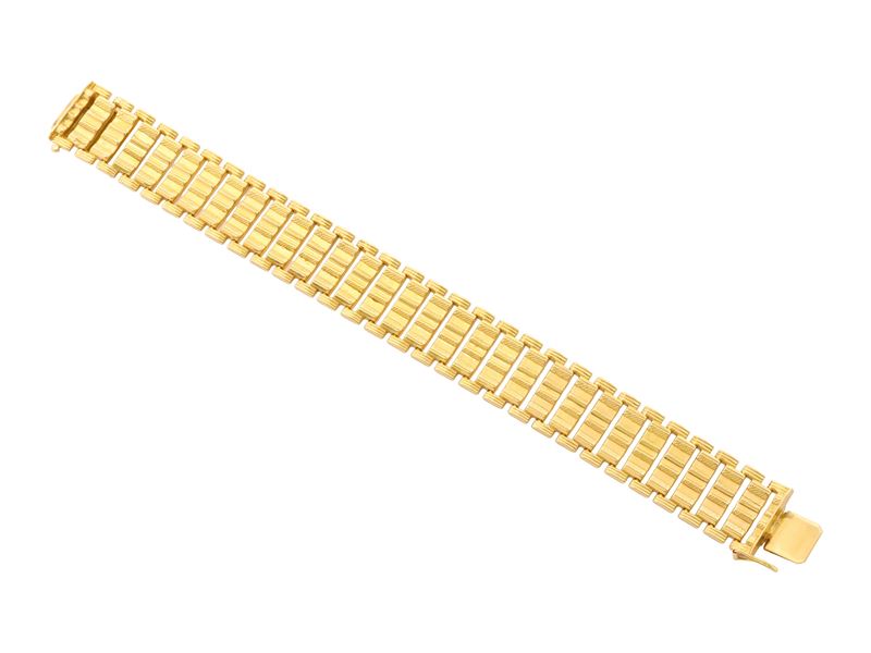 Bracciale, oro giallo 18 kt, anni ’50