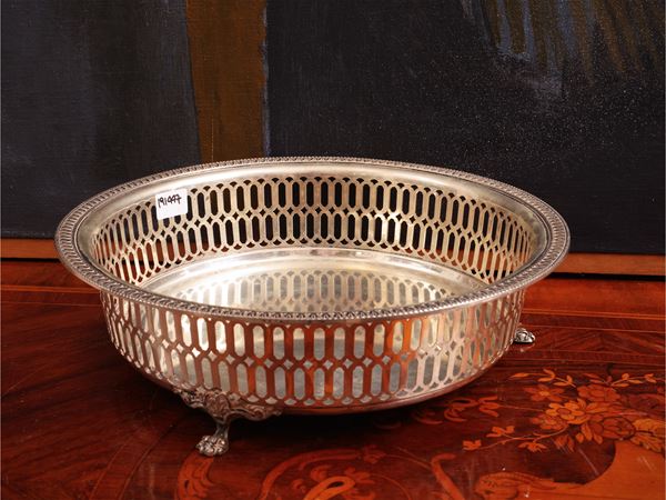 Cestino centrotavola in argento  - Asta Déballage. Occasioni in asta - Maison Bibelot - Casa d'Aste Firenze - Milano