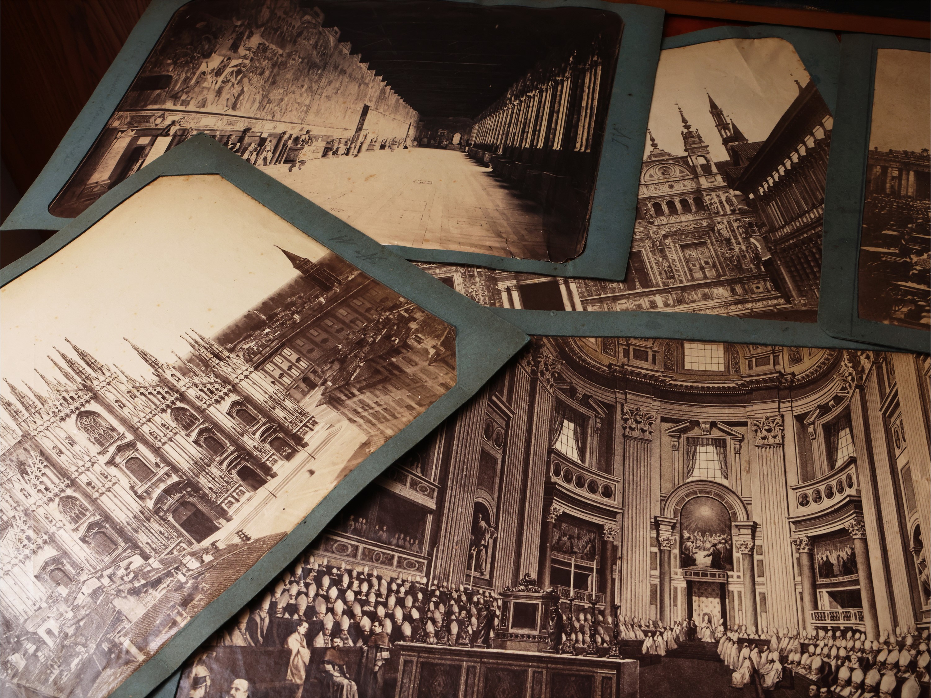Raccolta di fotografie e litografia, Chiese d'Italia, fine XIX secolo