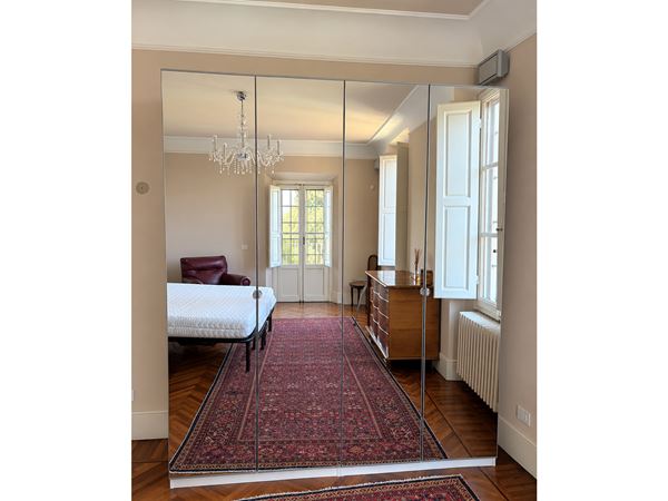 White laminate wardrobe  - Auction A Villa in Florence - Maison Bibelot - Casa d'Aste Firenze - Milano