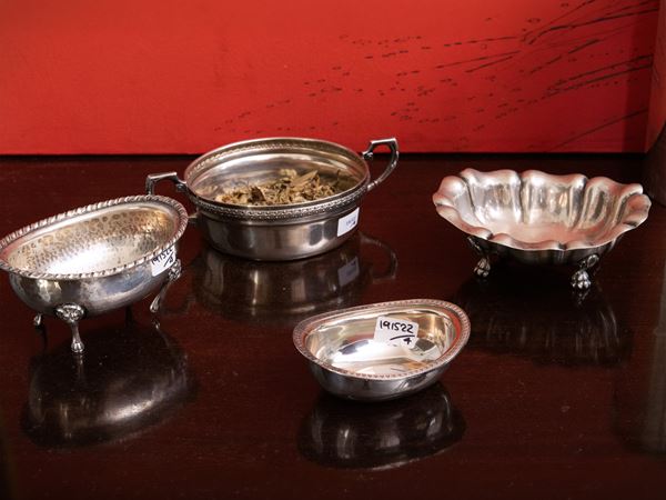 Four small silver baskets  - Auction A Villa in Florence - Maison Bibelot - Casa d'Aste Firenze - Milano