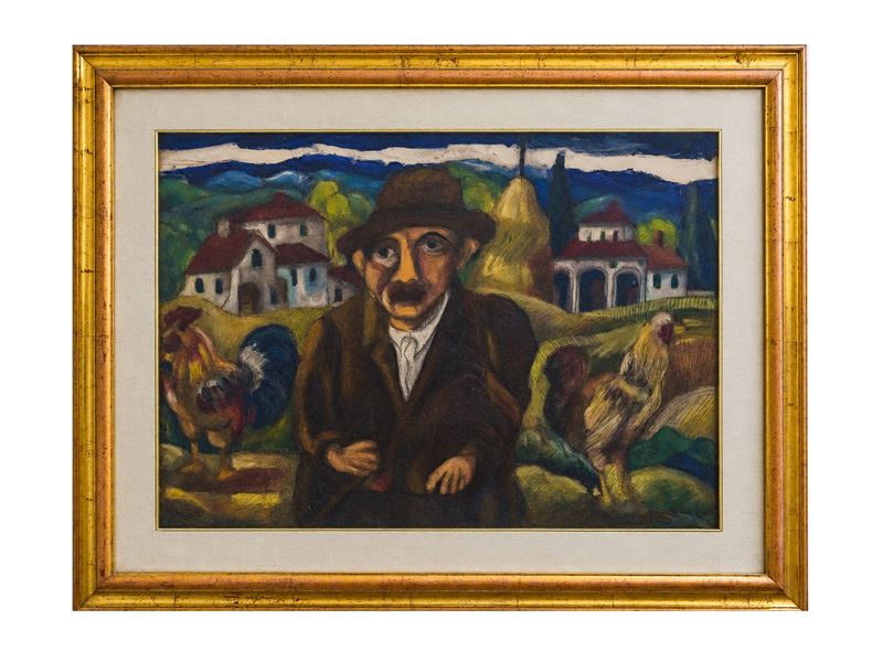Giuseppe Serafini - Contadino nel pollaio
