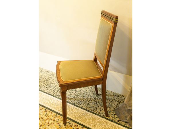 Series of eight Art Deco style chairs