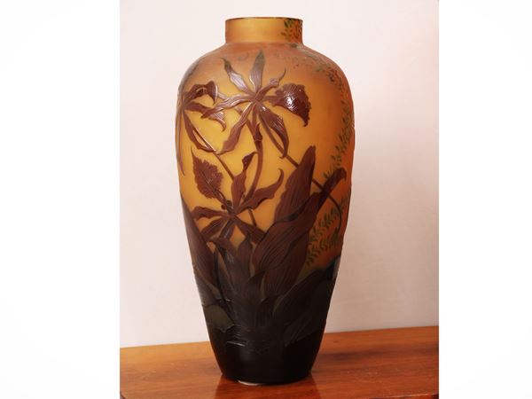 Vaso in vetro a cammeo, D'Argental