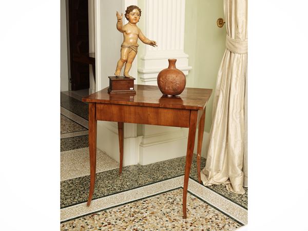 Small cherry wood desk