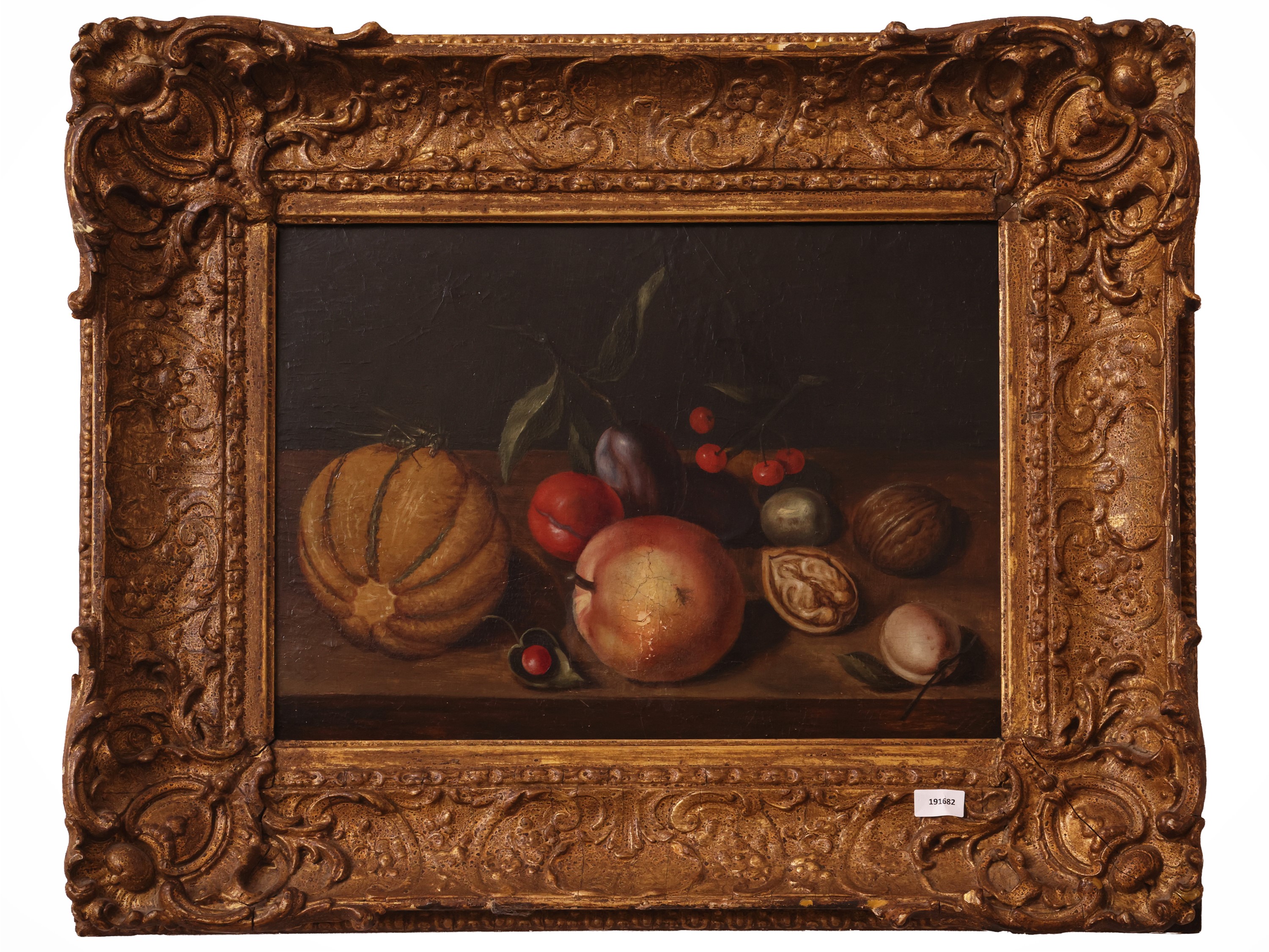 Cerchia di Abraham Van Calraet, XVIII Secolo - Cerchia di Abraham van Calraet, Natura morta con f...