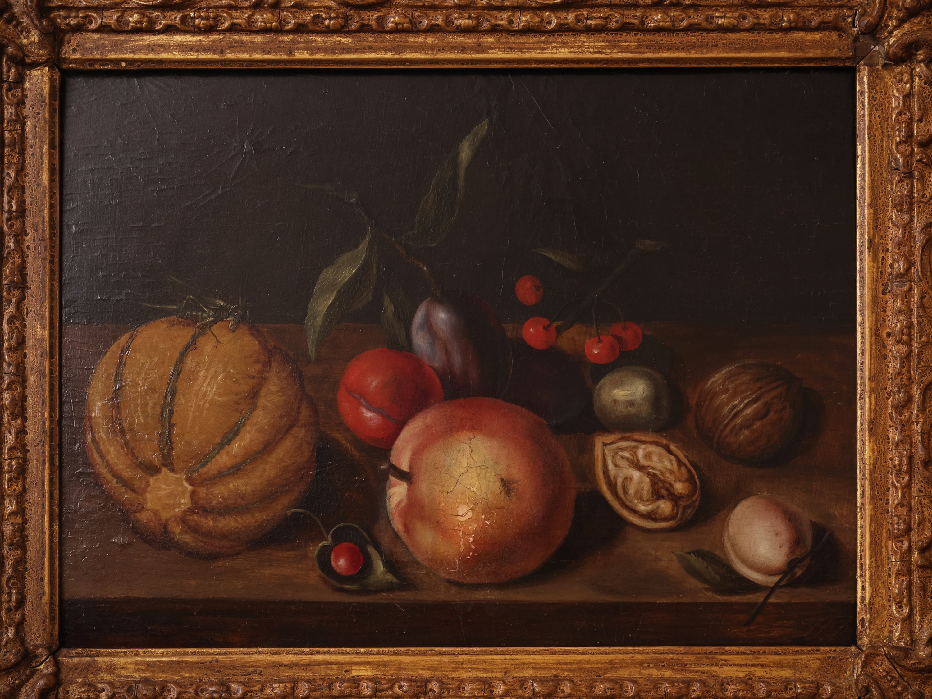 Cerchia di Abraham Van Calraet, XVIII Secolo - Cerchia di Abraham van Calraet, Natura morta con f...