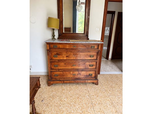 Oak chest  (beginning of XX)  - Auction A Villa in Florence - Maison Bibelot - Casa d'Aste Firenze - Milano