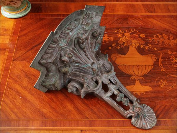 Small bronze shelf