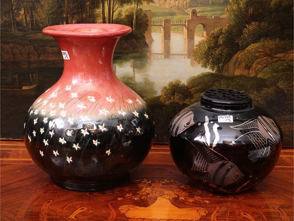 Two decorative vases