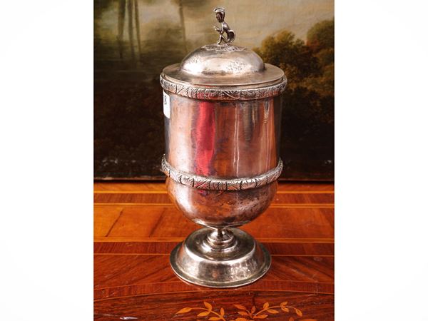 Small silver pyx
