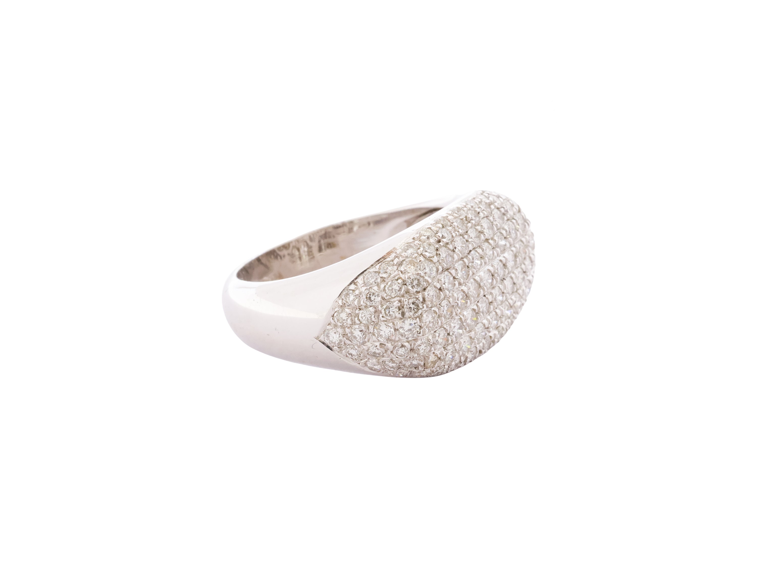 Anello in Oro Bianco 18kt e Diamanti