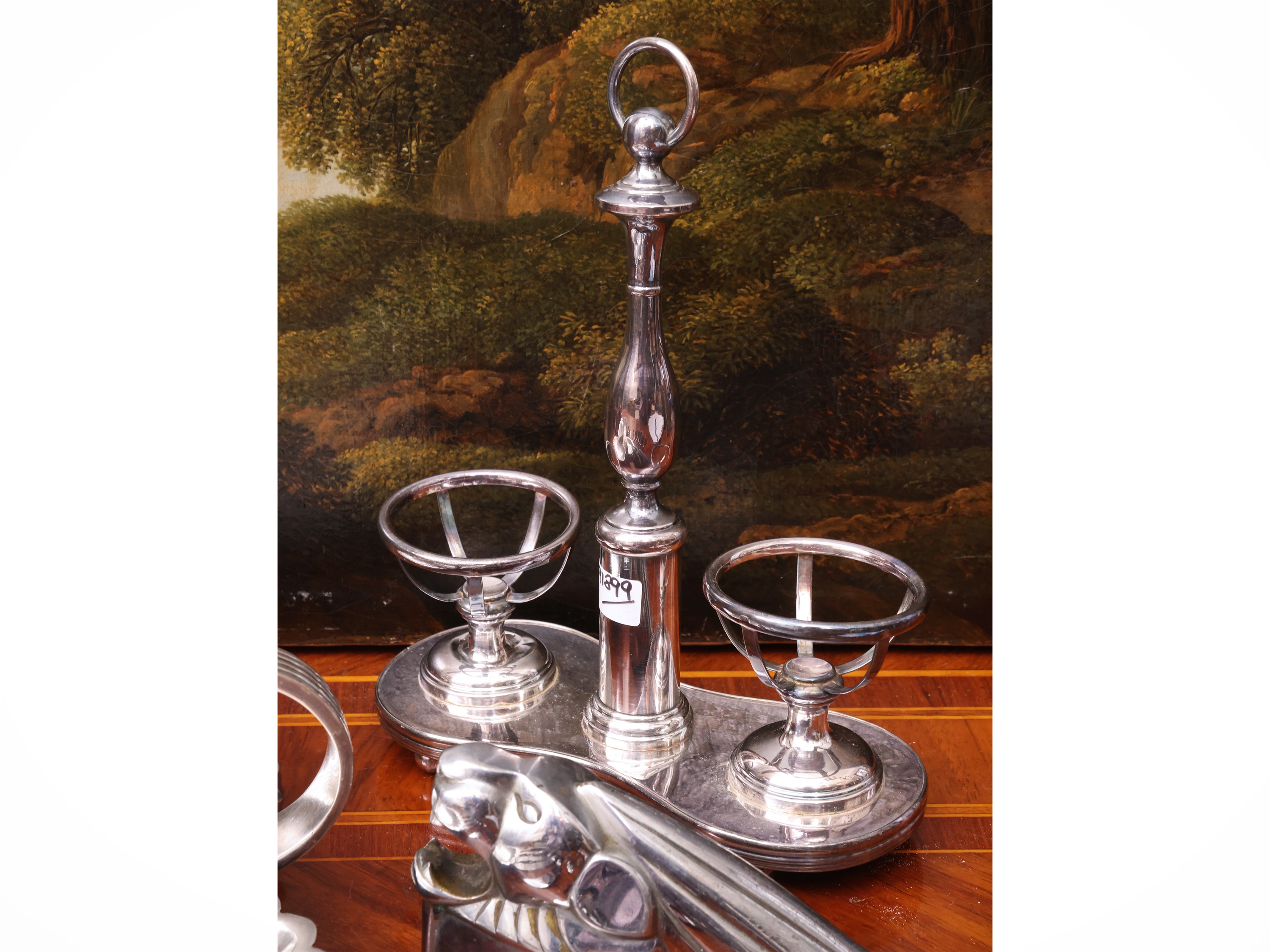 Accessori da tavola, metallo argentato (set)
