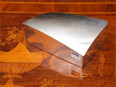 Scatola in argento 925, forma sagomata