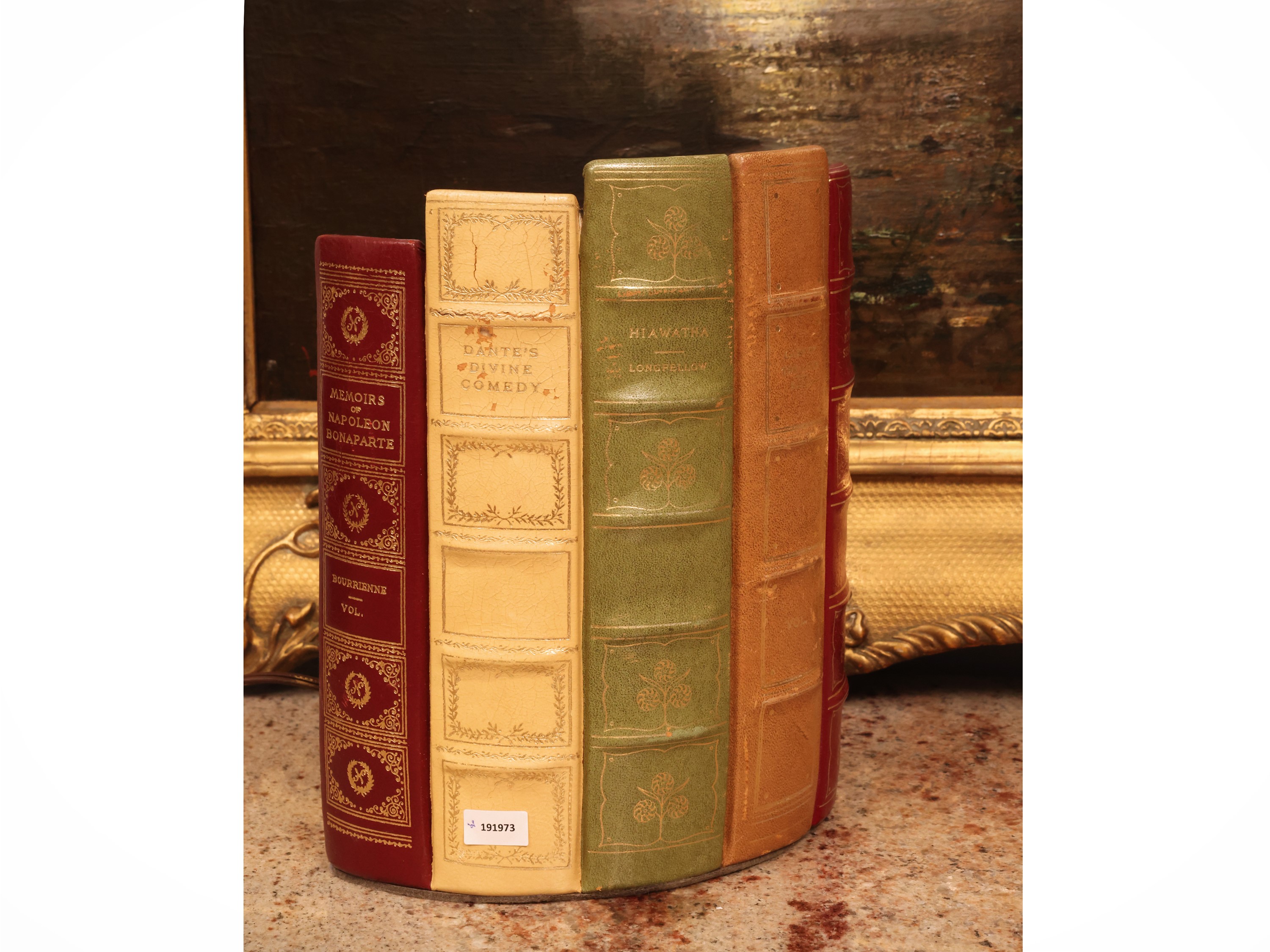 Mario Russo, Lampada da studio con dorsi di libri d’epoca, anni Cinquanta