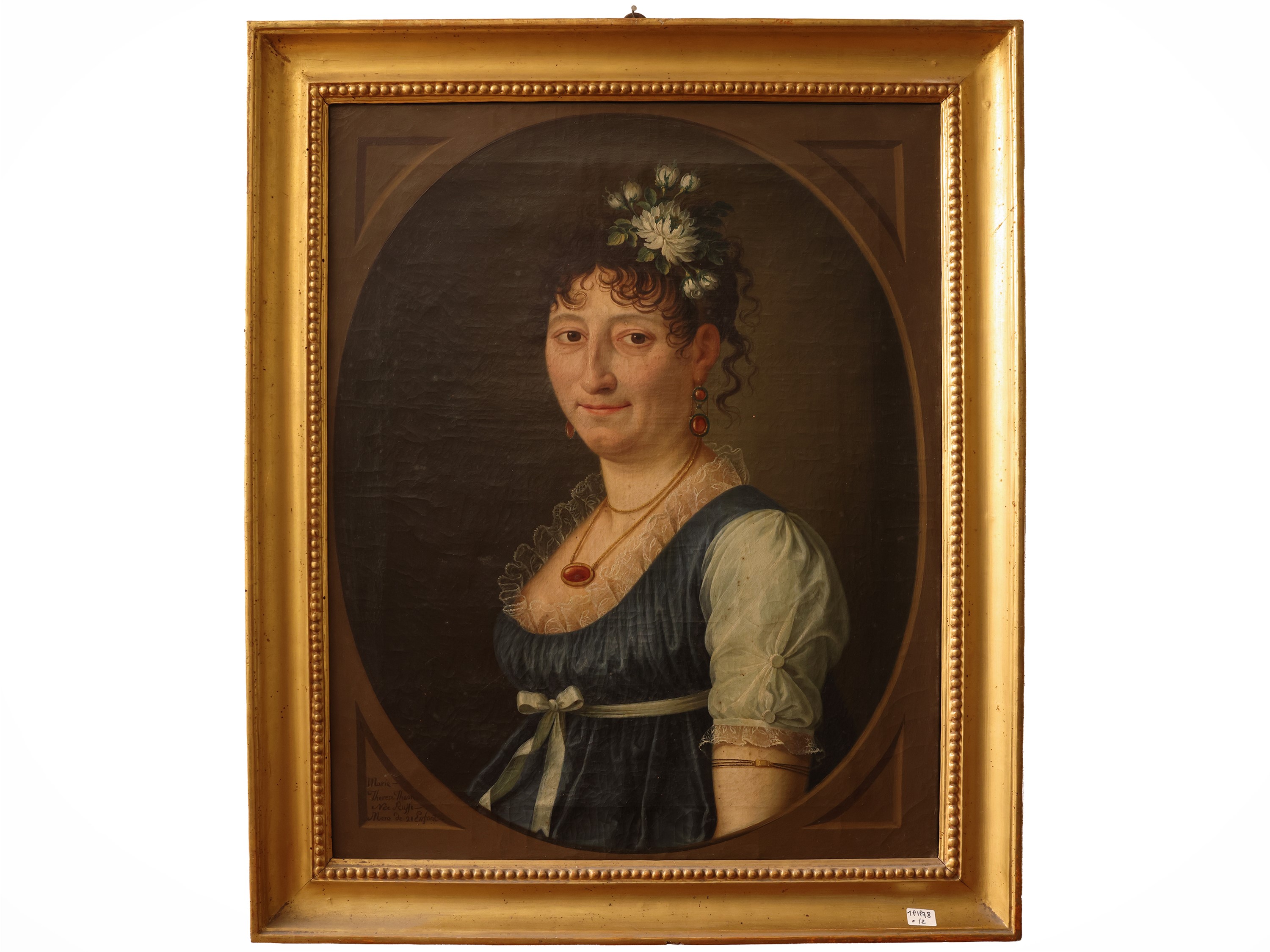 Scuola Francese Dell'inizio del XIX Secolo - Coppia di ritratti (Marie-Thérèse Thaon de Revel e D...