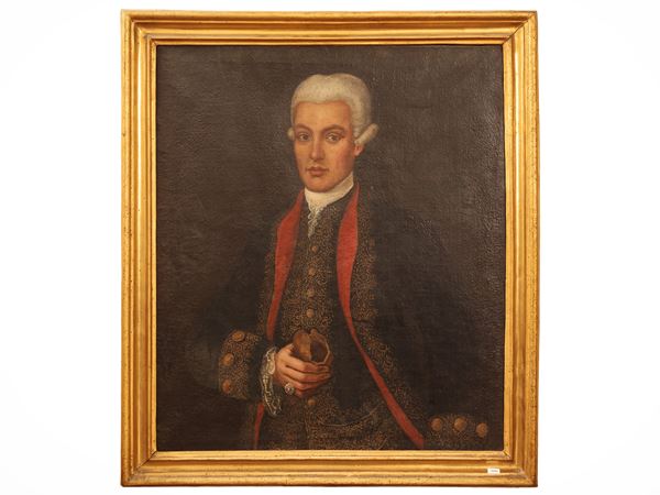 Portrait of a gentleman with snuffbox