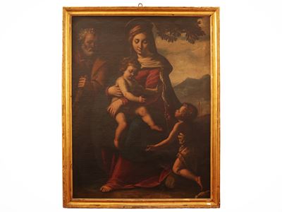 Bottega di Matteo Rosselli, Sacra Famiglia con San Giovannino
