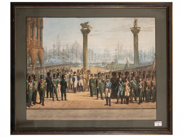 Napoleone al Campo di Montecchio 1805 - Napoleone a Venezia 1807