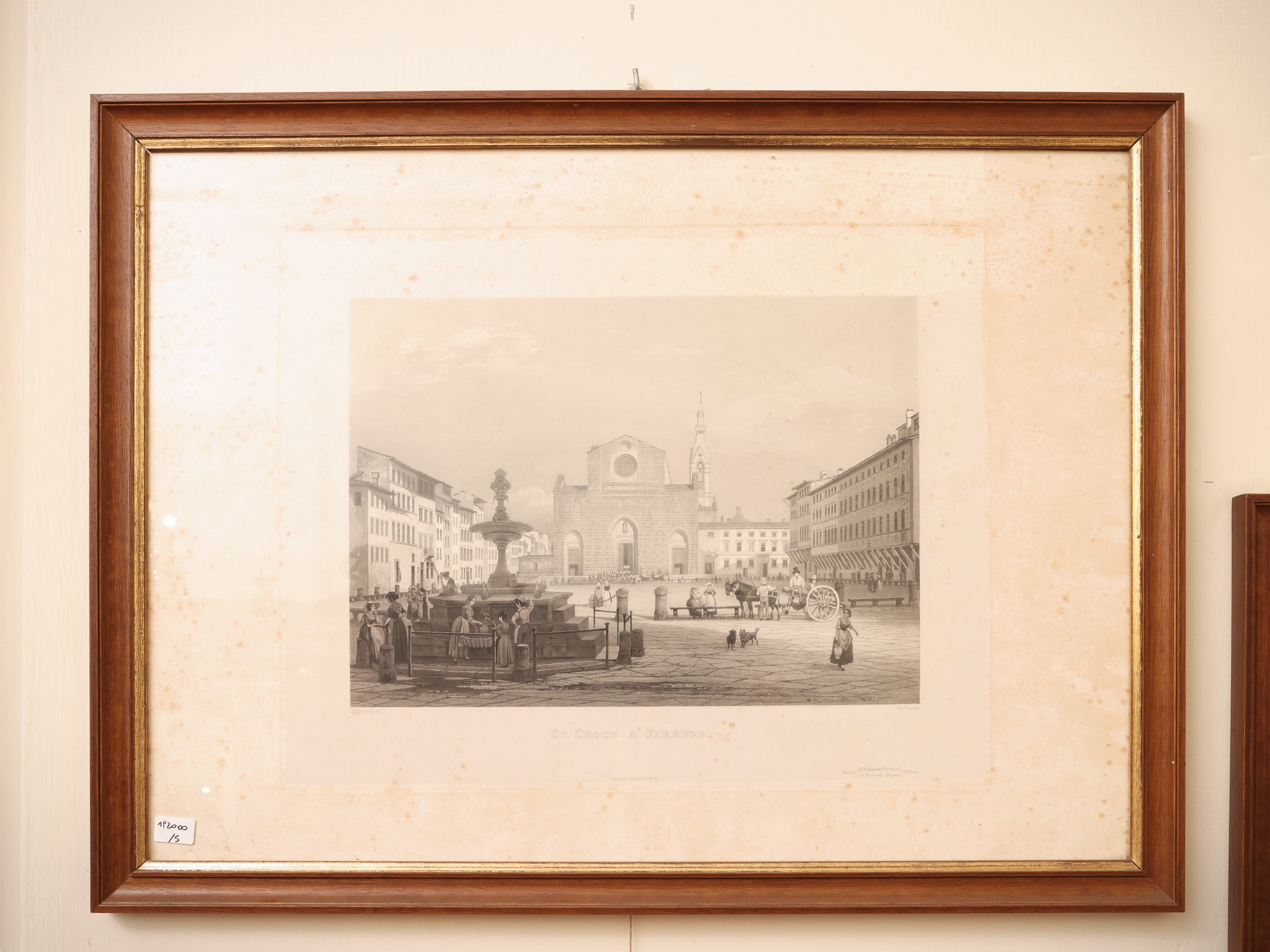 Corrodi, Vedute di Firenze (cinque litografie, XIX secolo)