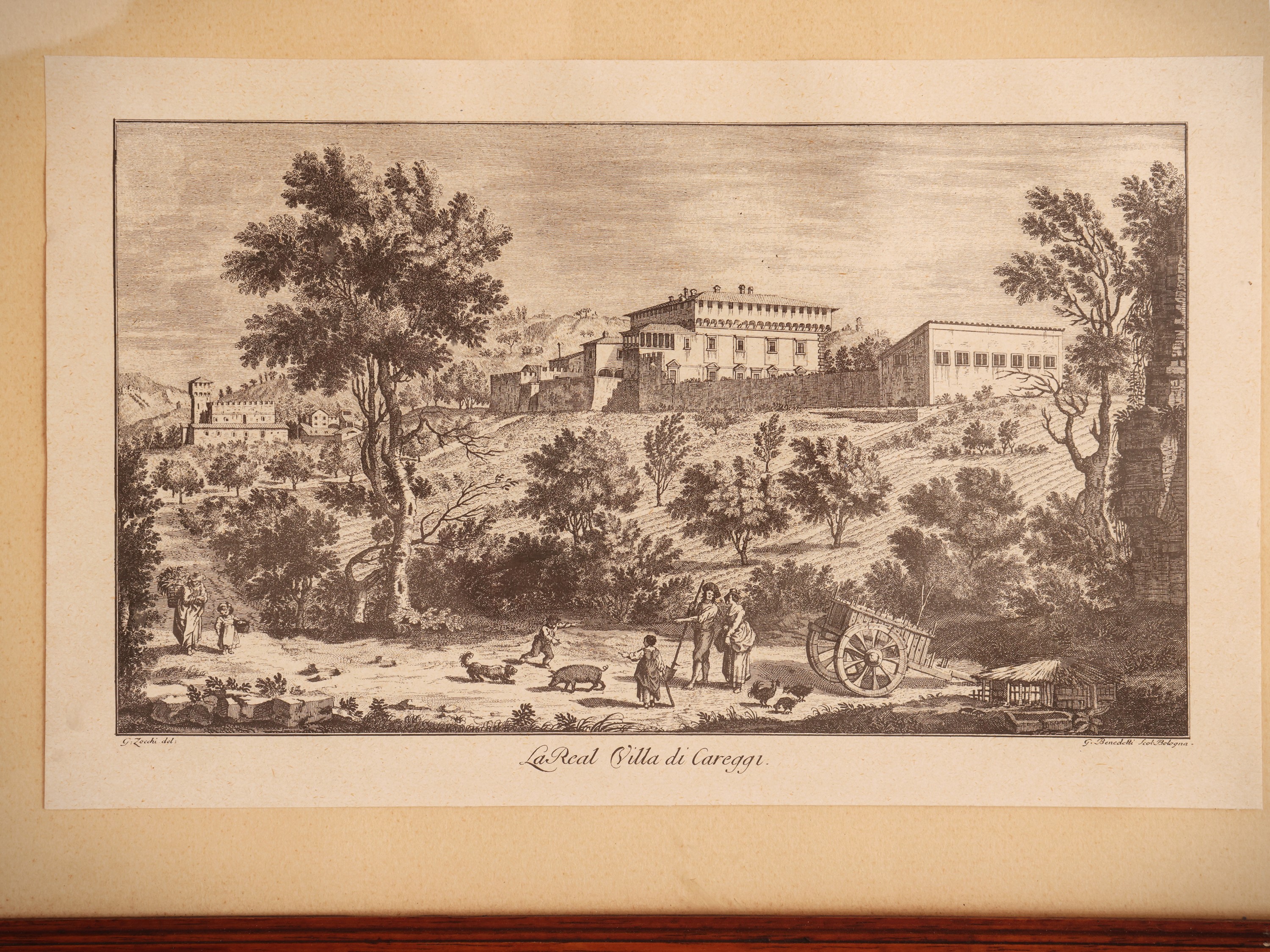 Giuseppe Zocchi, Vedute delle ville e d’altri luoghi della Toscana (serie di nove riproduzioni)