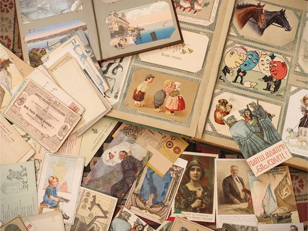 Large collection of vintage postcards