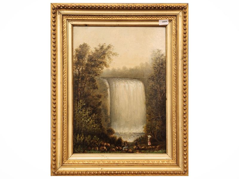 Scuola Americana del XIX/XX Secolo - Le Cascate di Minnehaha