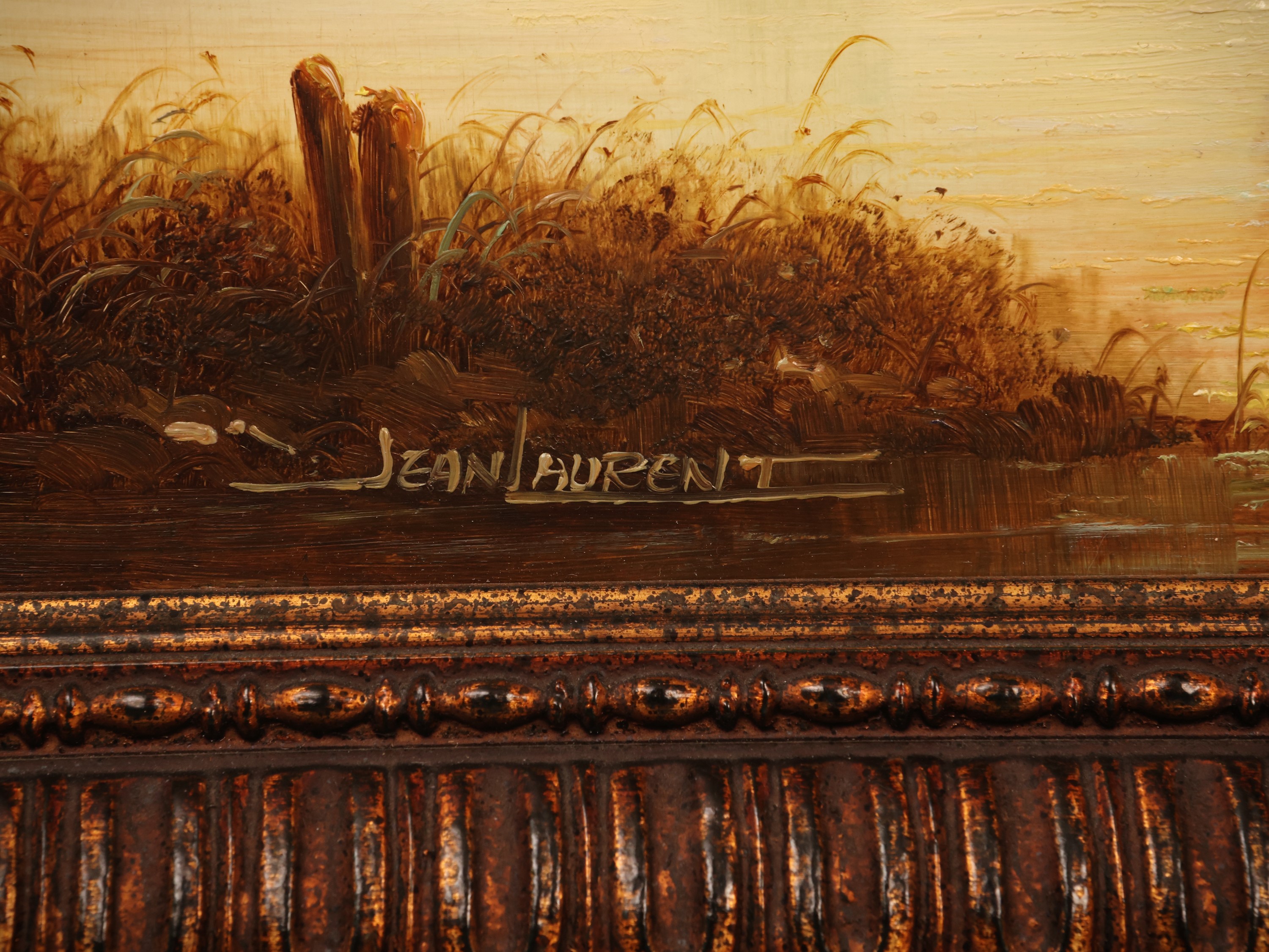 Jean Laurent - Marina con barche da pesca