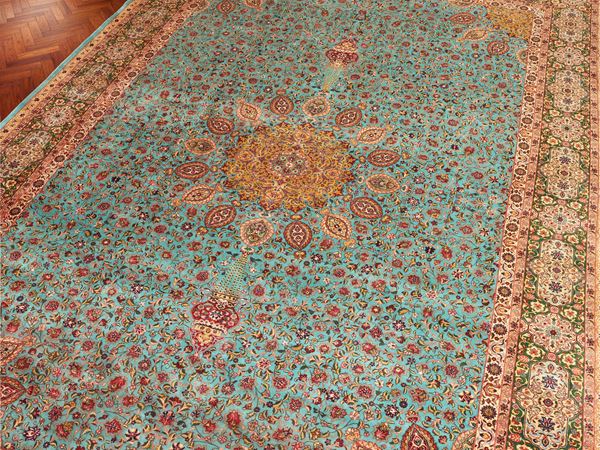 Grande tappeto Tabriz extra fine