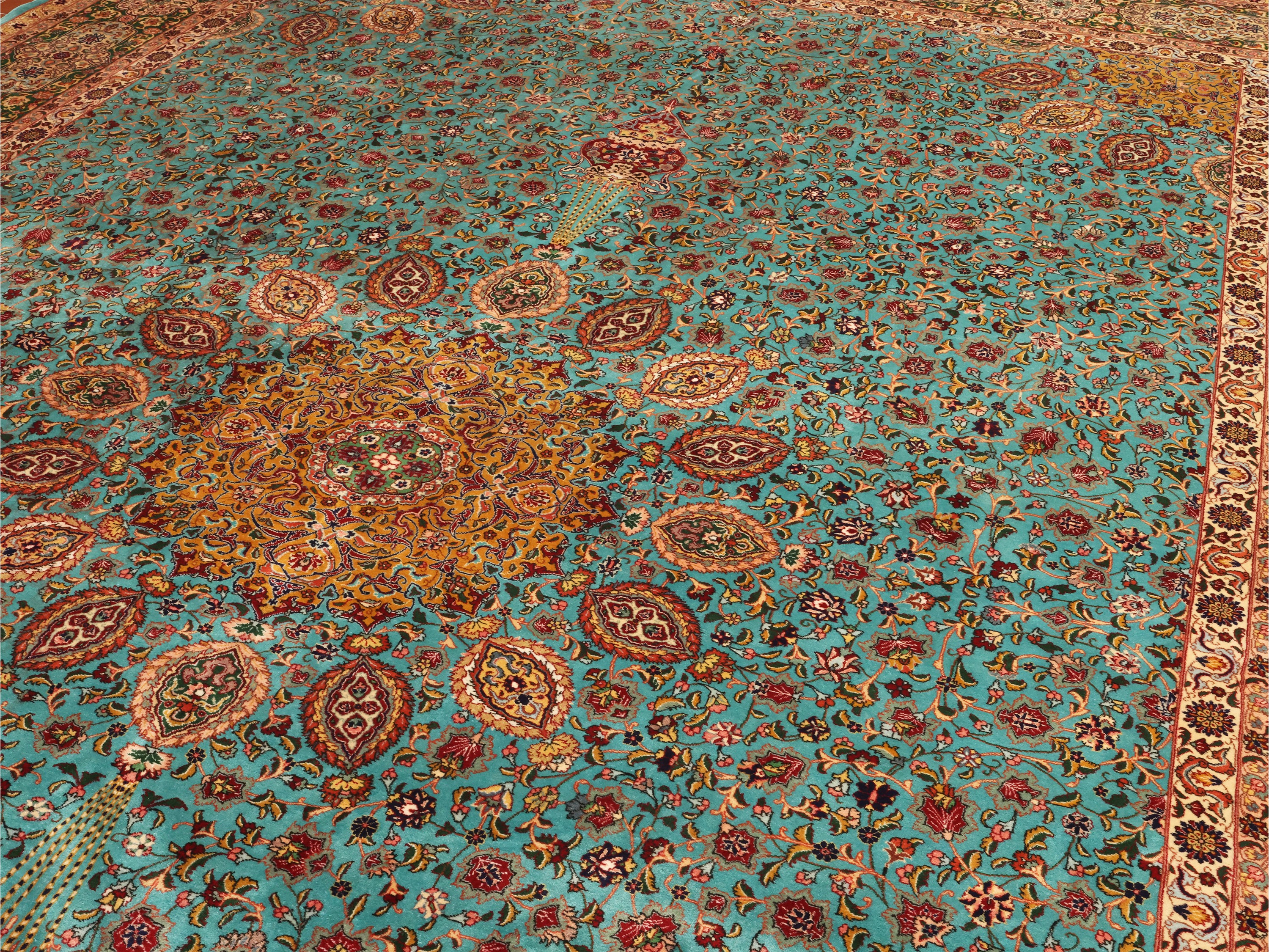 Grande tappeto Tabriz, extra fine, 500 x 345 cm