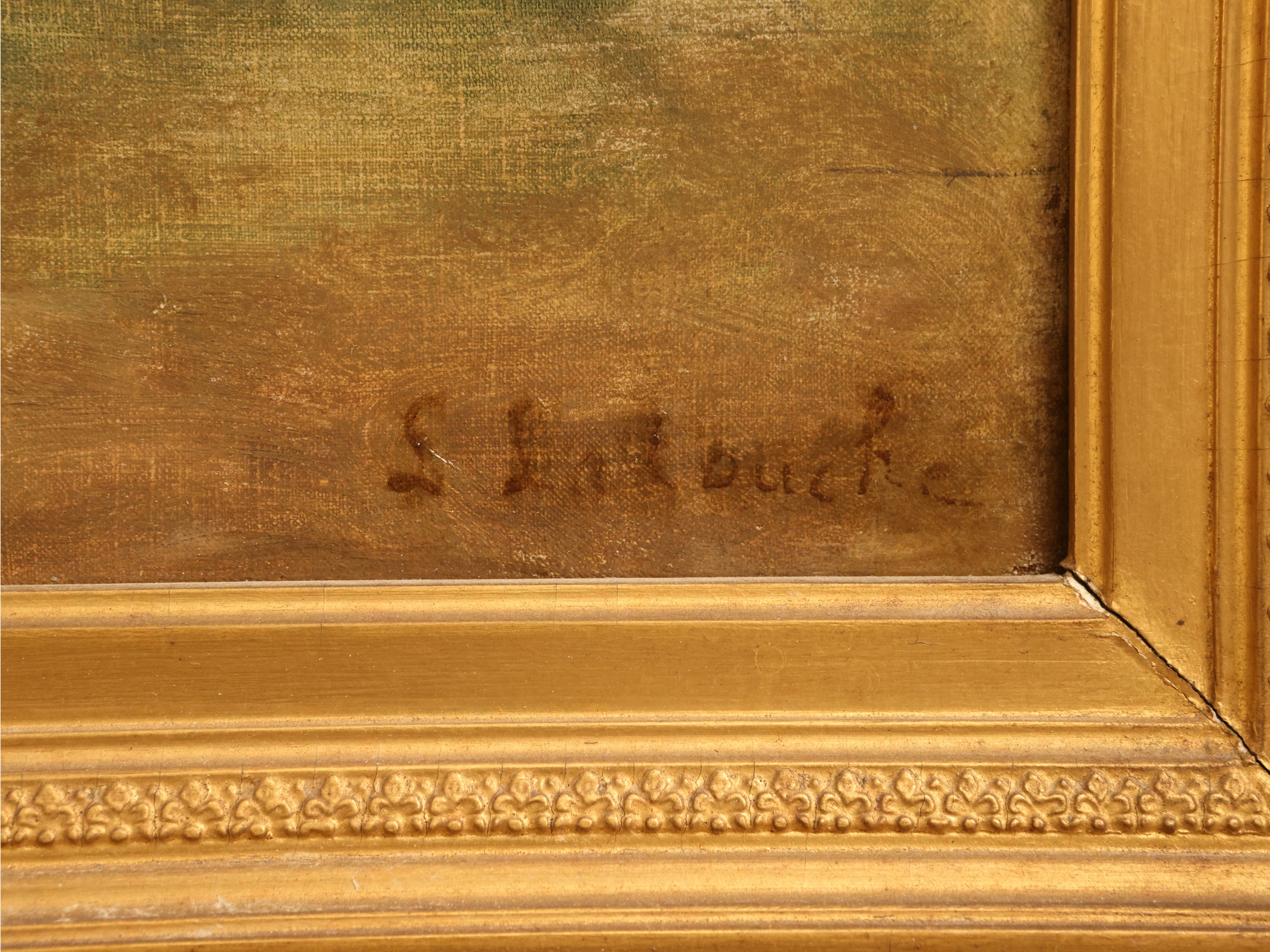 Scuola Francese del XIX Secolo - Barche in secca